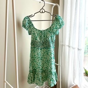 All In Favor Smocked Minidress